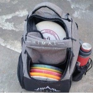 Disc Golf Bag with Large Capacity, Durable Disc Golf Backpack For Men, Grey